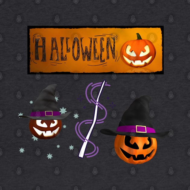 Halloween Pumpkin Witches STICKER PACK by O.M design